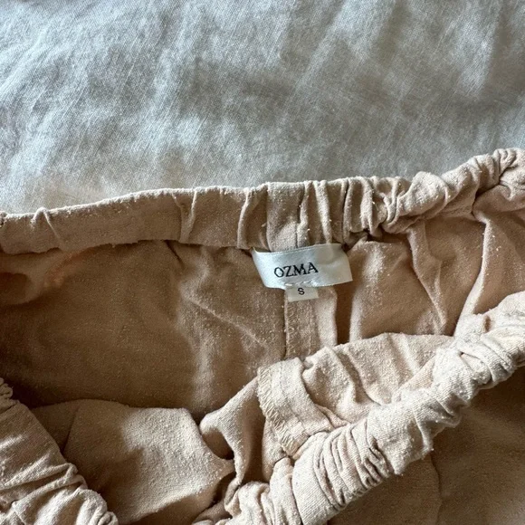 OZMA House Top and Loie Shorts in raw silk - Picture 5 of 6